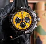 New! Best Replica Breitling Avenger Chronograph 44mm Watches Black and Yellow